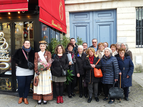 Les participants au repas suivant l'AG de l'Aumonaise